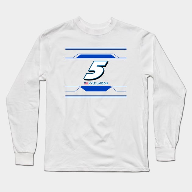 Kyle Larson #5 2023 NASCAR Design Long Sleeve T-Shirt by AR Designs 